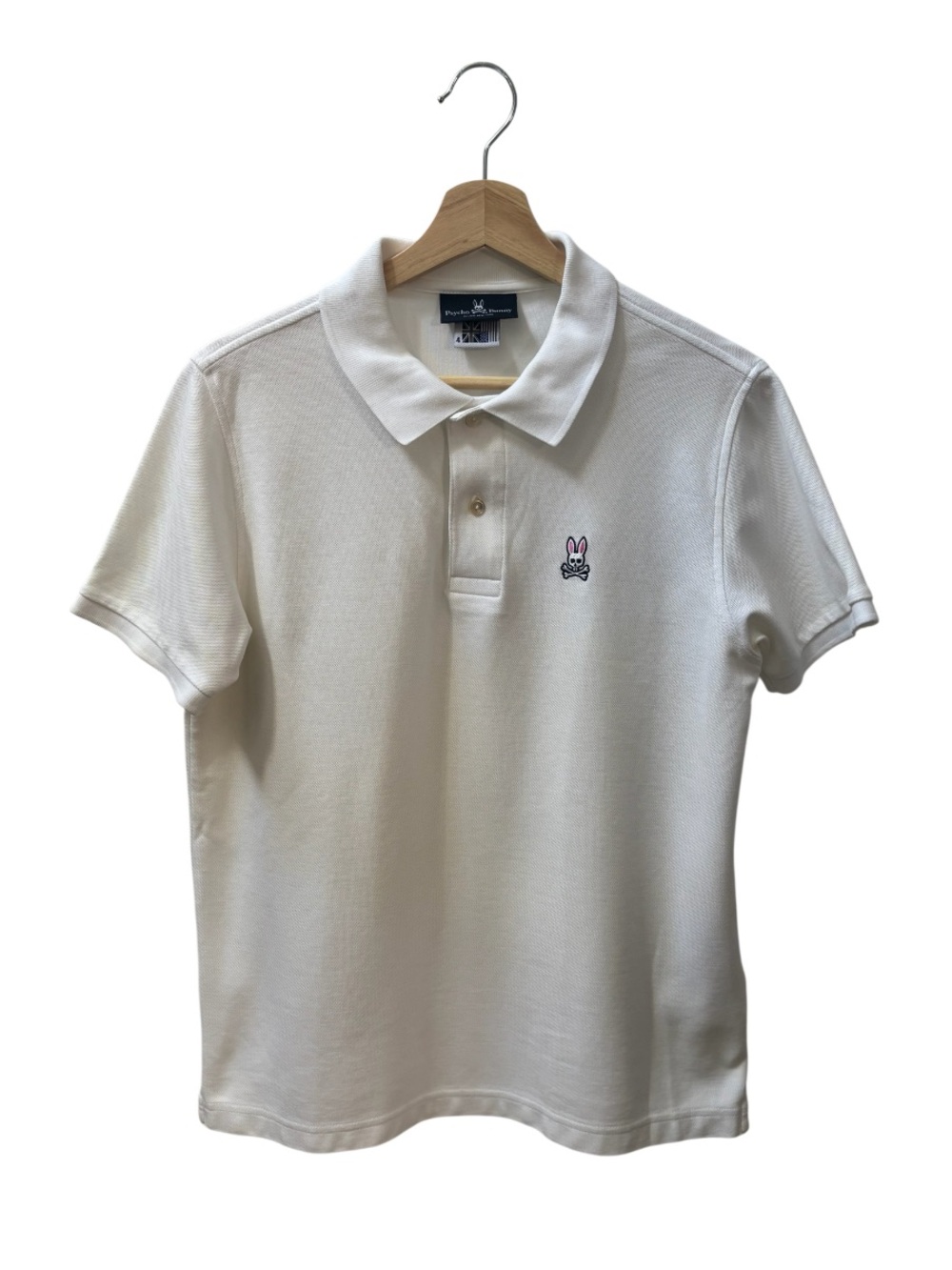 Psycho Bunny White Pima Cotton Polo Shirt